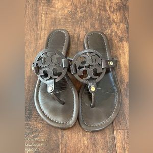 Tory Burch miller flats brown